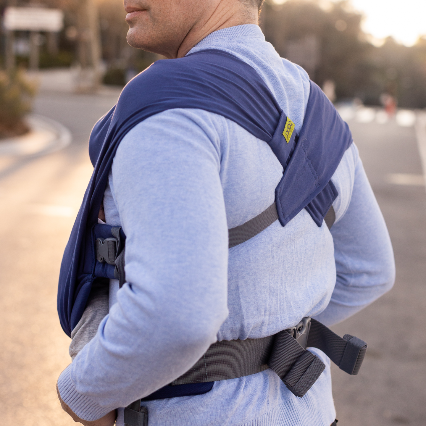 Boba Bliss Adjustable Carrier in Navy Blue