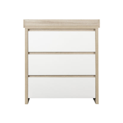 Modena Chest and Changer in Oak White