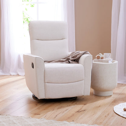 Felix Recliner Glider Nursery Chair in Sea Shell