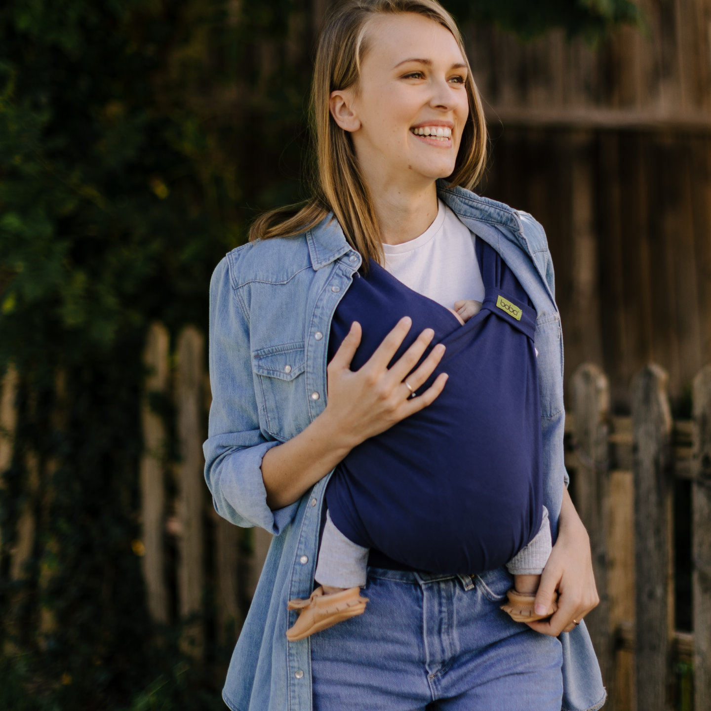 Boba Bliss Adjustable Carrier in Navy Blue