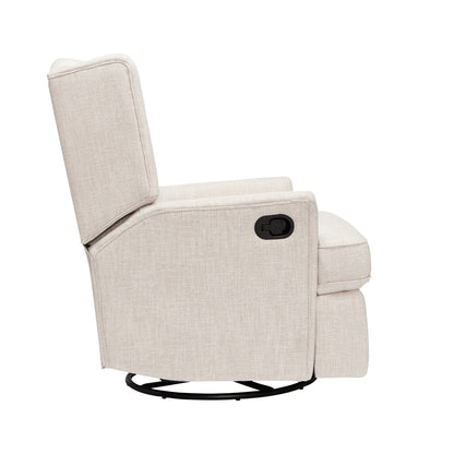 Chelsea Recliner Glider Nursery Chair in Eggshell