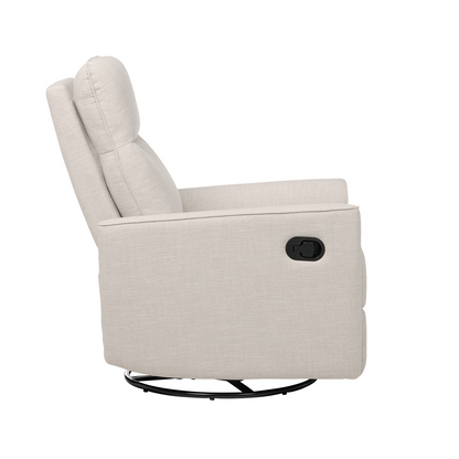 Felix Recliner Glider Nursery Chair in Egg Shell