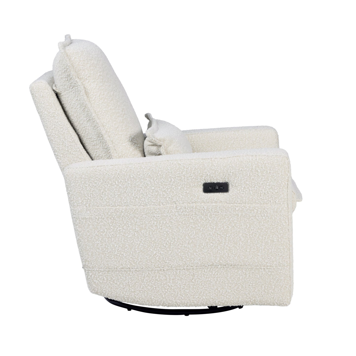 Frankie Electric Recliner Glider Nursery Chair in Vanilla Bouclé