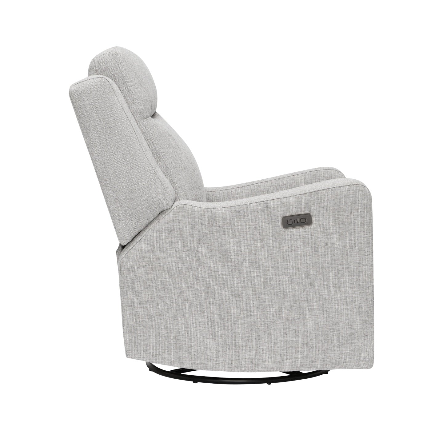 Henry Electric Recliner Glider Chair with USB in Pure Grey