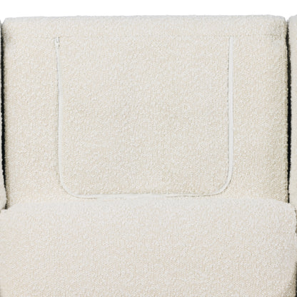 Henry Plus Massage & Heat Nursing Chair in Vanilla Bouclé