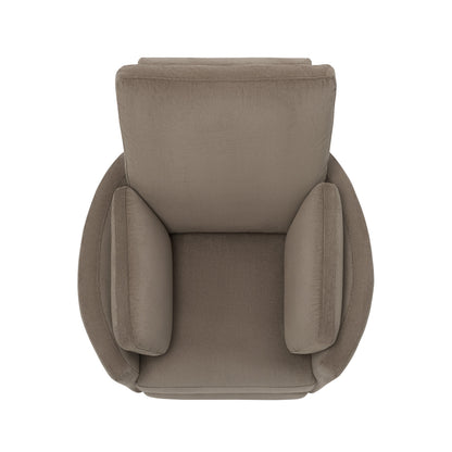 Lola Electric Recliner Glider Nursery Chair in Mocha Corduroy