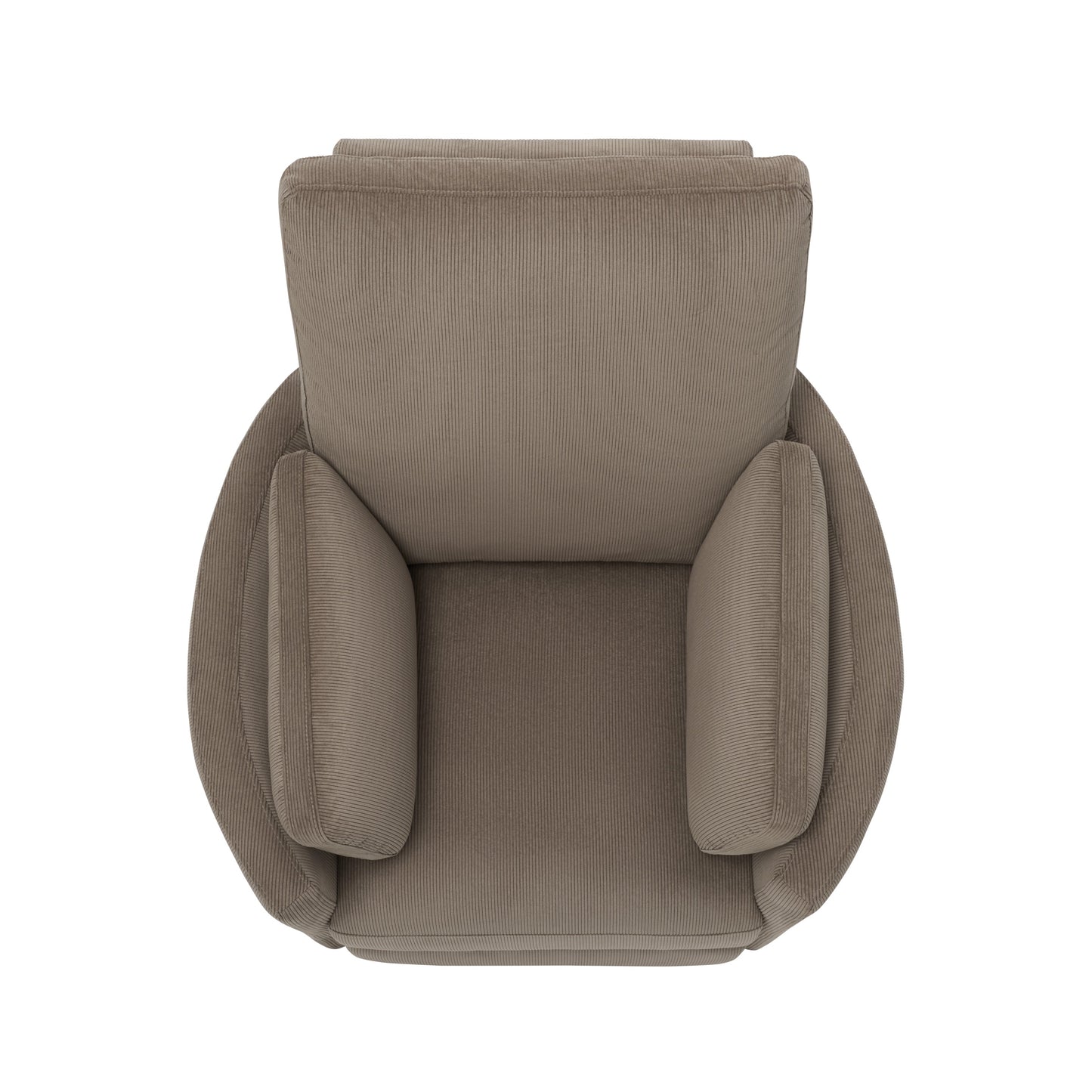 Lola Electric Recliner Glider Nursery Chair in Mocha Corduroy