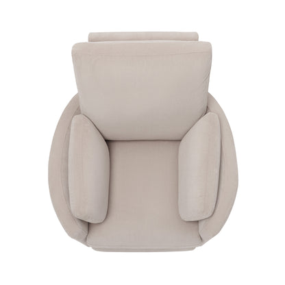 Lola Electric Recliner Glider Nursery Chair in Taupe Corduroy