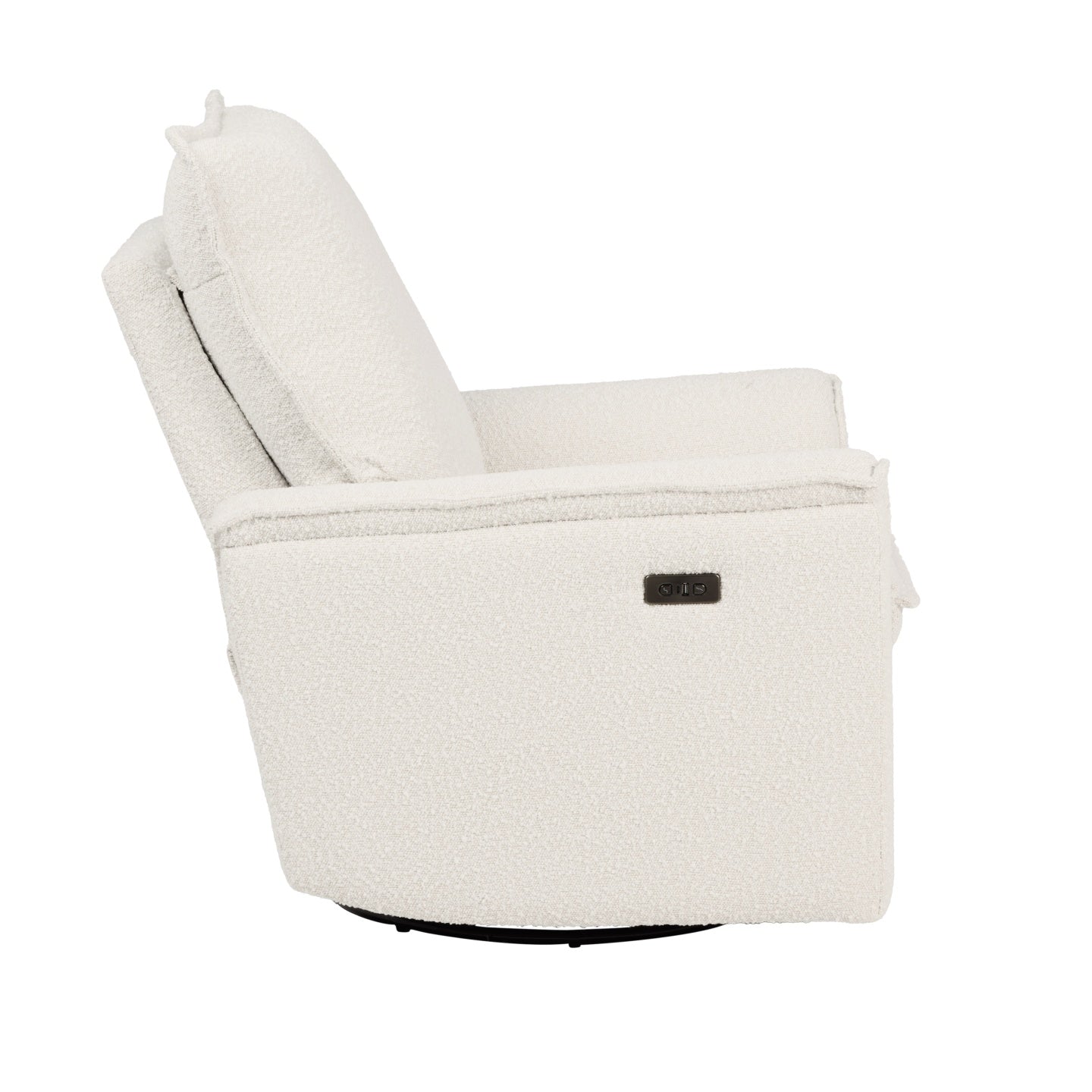 Louie Electric Recliner Glider Nursery Chair in Vanilla Bouclé