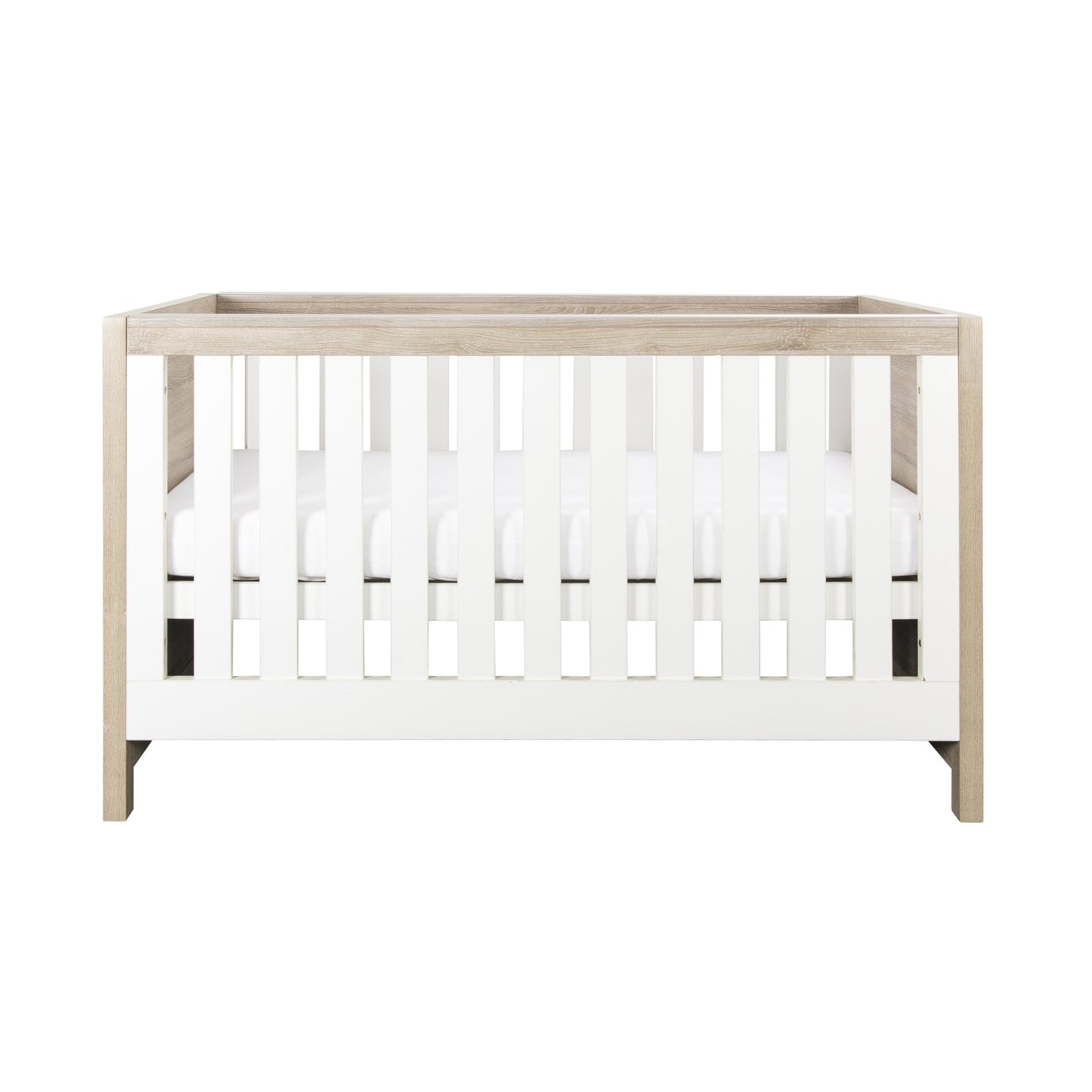 Tutti Bambini Modena 3 in 1 Cot bed in White/Oak