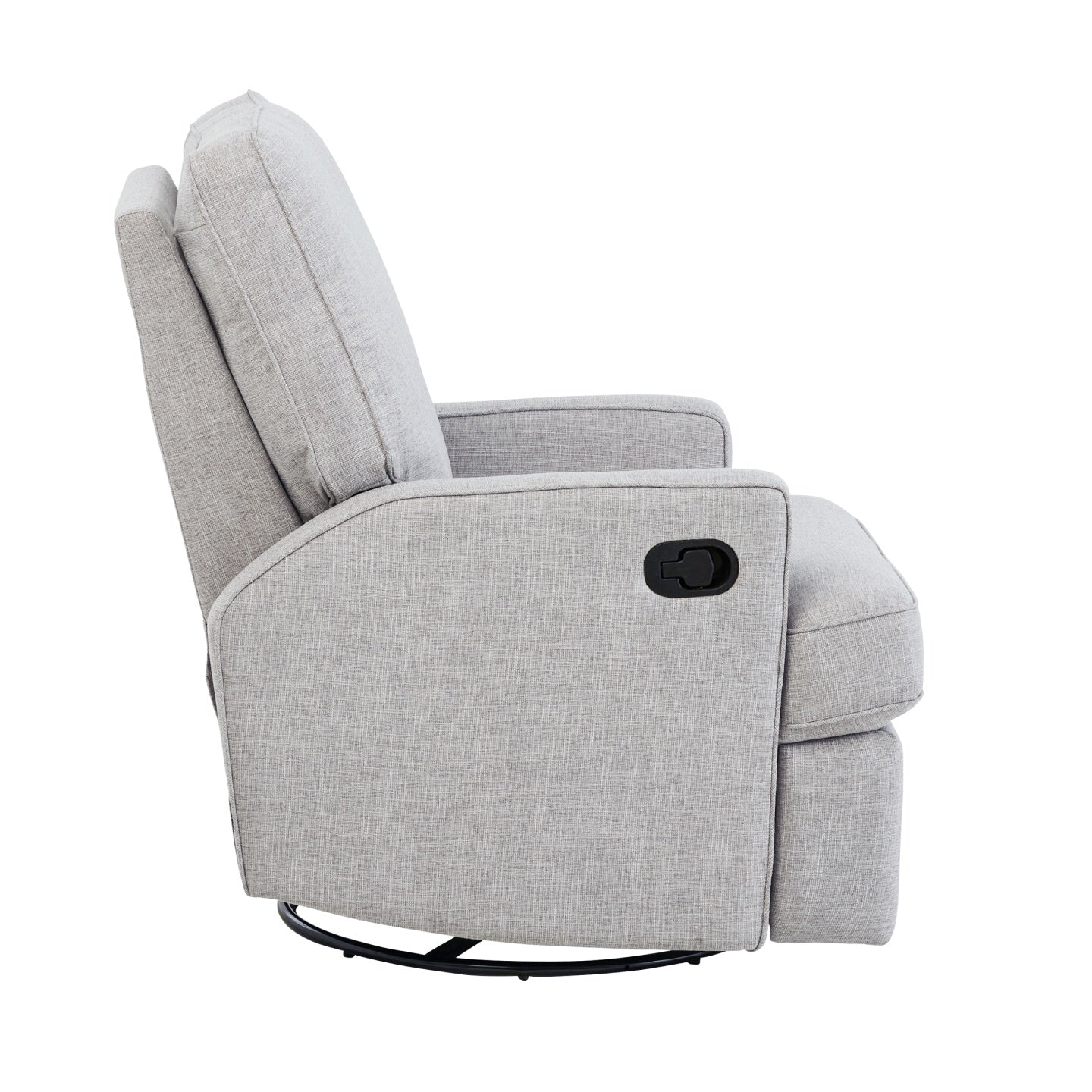 Quinn Recliner Glider Nursery Chair in Pure Grey