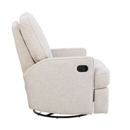 Quinn Recliner Glider Nursery Chair in Eggshell