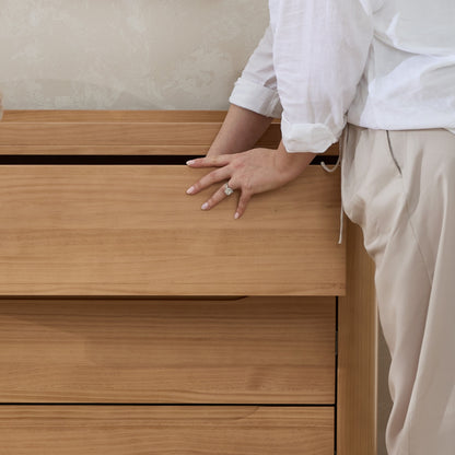 Theo Sustainable Timber Chest & Changer in Natural