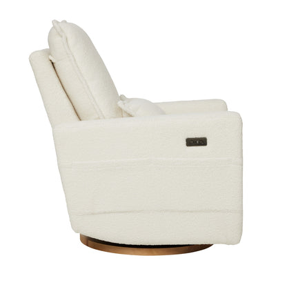 Frankie Electric Recliner Glider Nursery Chair in Coconut Teddy