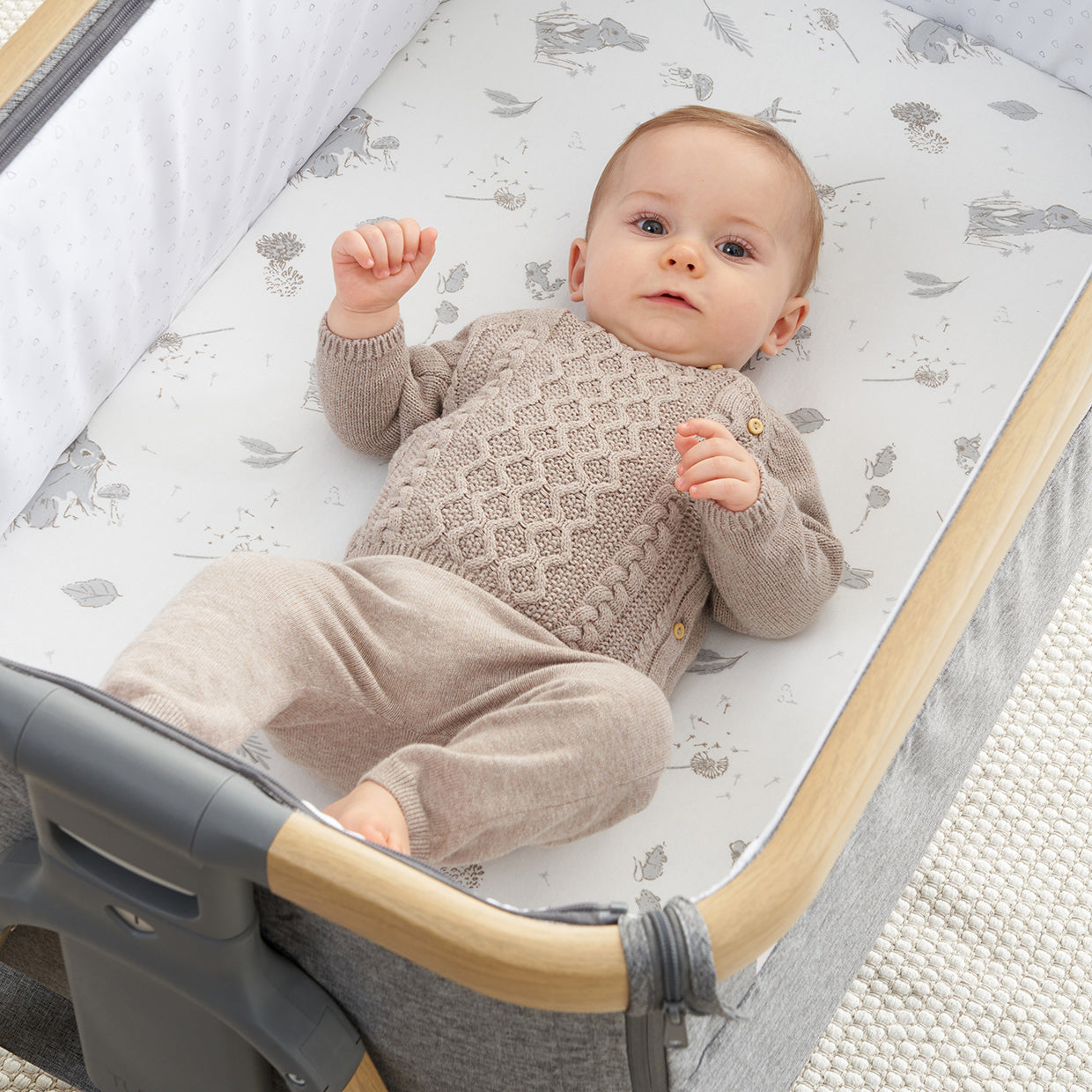 CoZee Bassinet Fitted Sheet Twin Pack in Cocoon