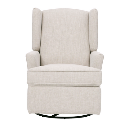 Chelsea Electric Recliner Glider Chair with USB in Egg Shell