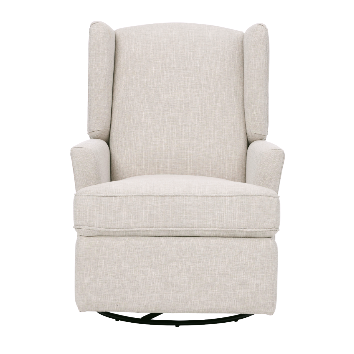 Chelsea Electric Recliner Glider Chair with USB in Egg Shell