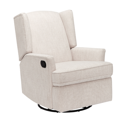 Chelsea Recliner Glider Nursery Chair in Egg Shell