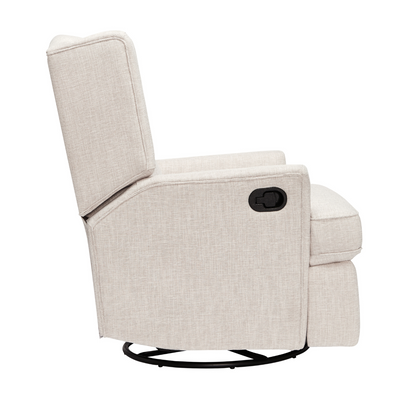 Chelsea Recliner Glider Nursery Chair in Egg Shell
