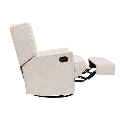 Chelsea Recliner Glider Nursery Chair in Egg Shell
