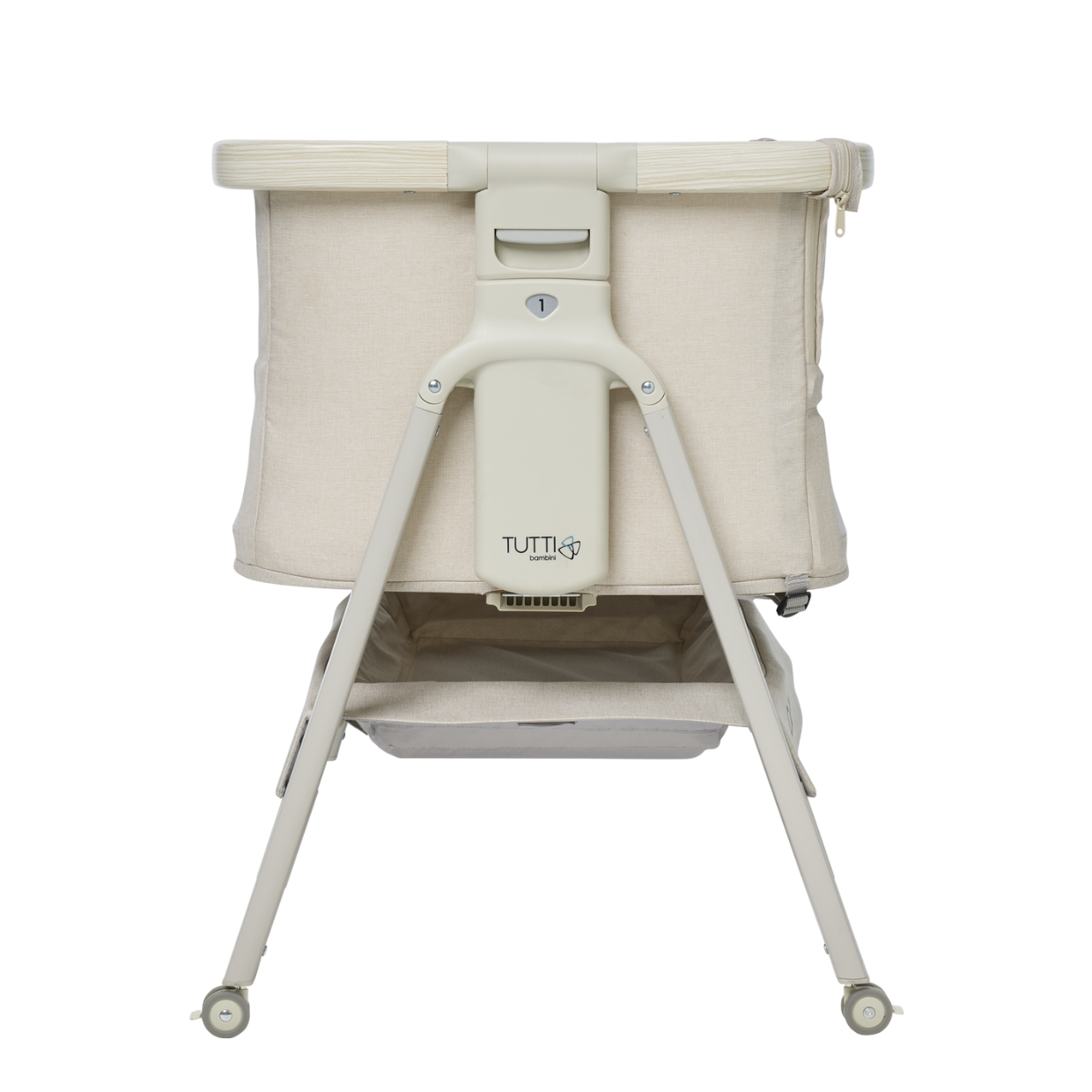 CoZee Breeze Lite Co-sleeping Bassinet in Whitewash Ash and