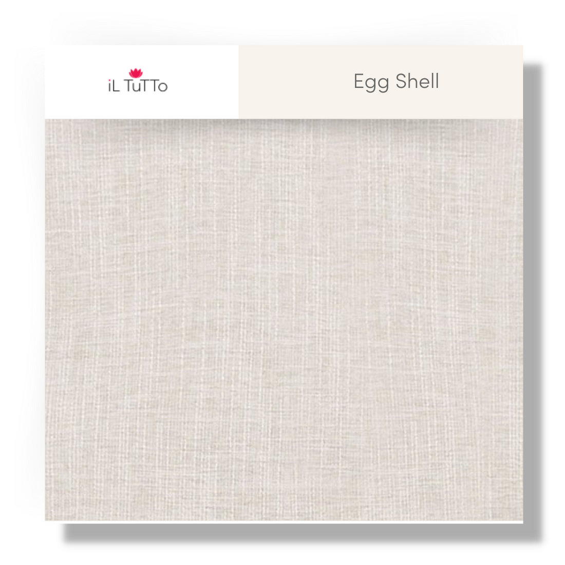 Shell Swatches Egg Shell Fabric Swatch | iL Tutto