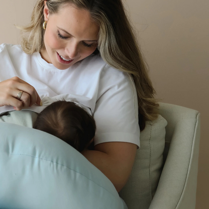 Snuggle Me Feeding Pillow in Bluebell