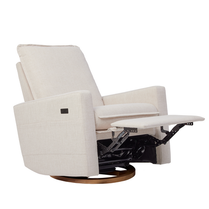 Frankie Electric Recliner Glider Nursery Chair in Egg Shell