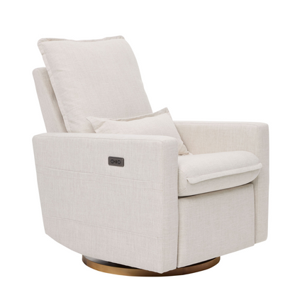 Frankie Electric Recliner Glider Nursery Chair in Egg Shell