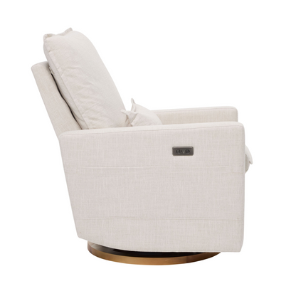 Frankie Electric Recliner Glider Nursery Chair in Egg Shell