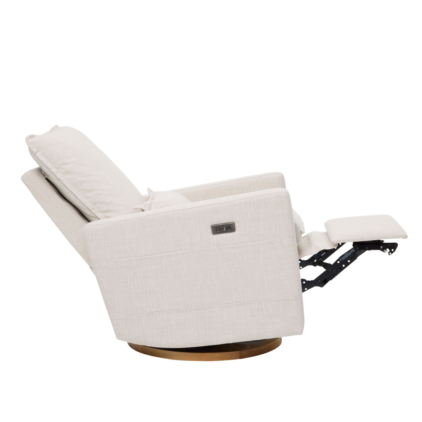 Frankie Electric Recliner Glider Nursery Chair in Egg Shell