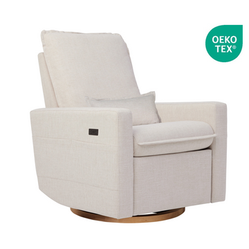 Frankie Electric Recliner Glider Nursery Chair in Egg Shell