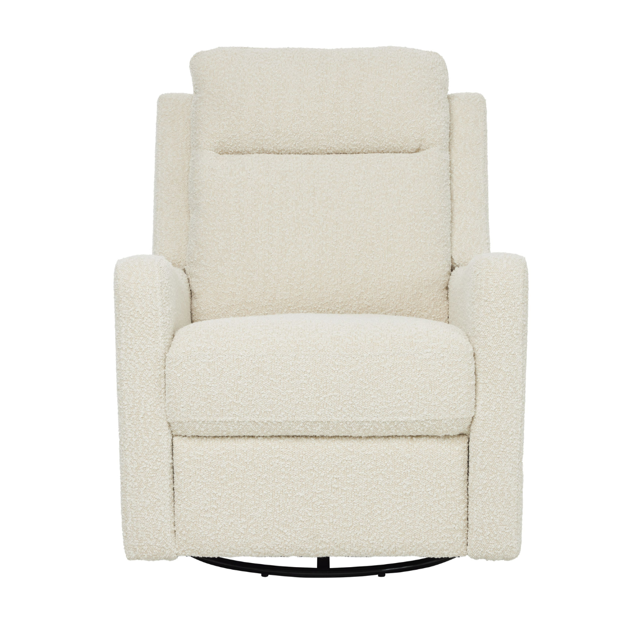 Henry Electric Recliner Glider Chair with USB in Vanilla Bouclé