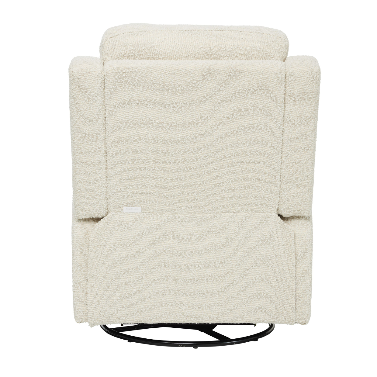 Henry Electric Recliner Glider Chair with USB in Vanilla Bouclé