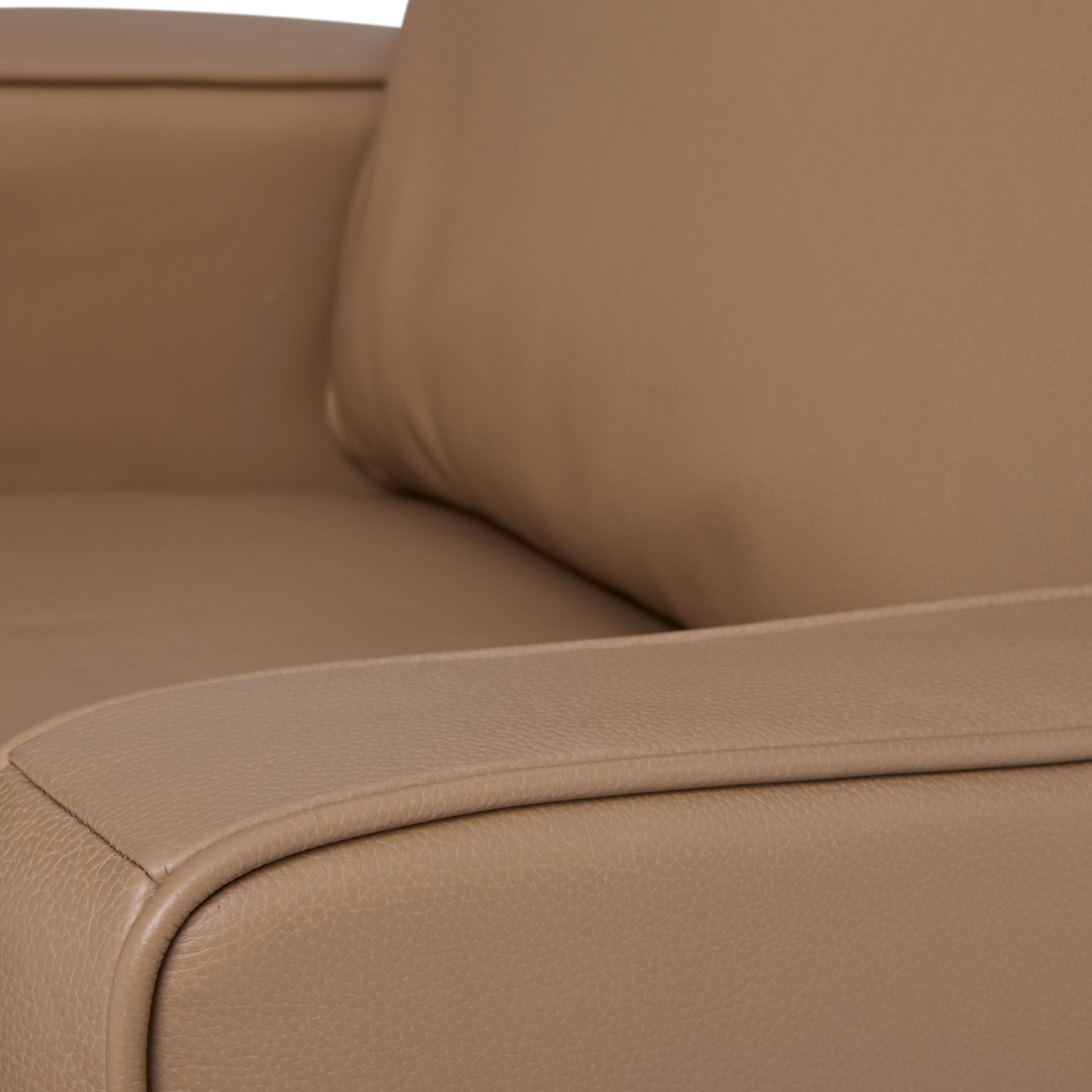 Leo Electric Recliner Glider Chair with USB in Palomino Leather