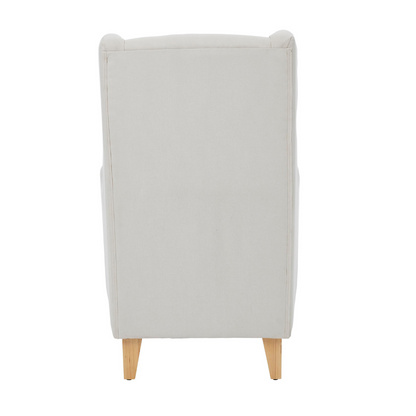 Olivia Rocking Chair with Ottoman in Oat