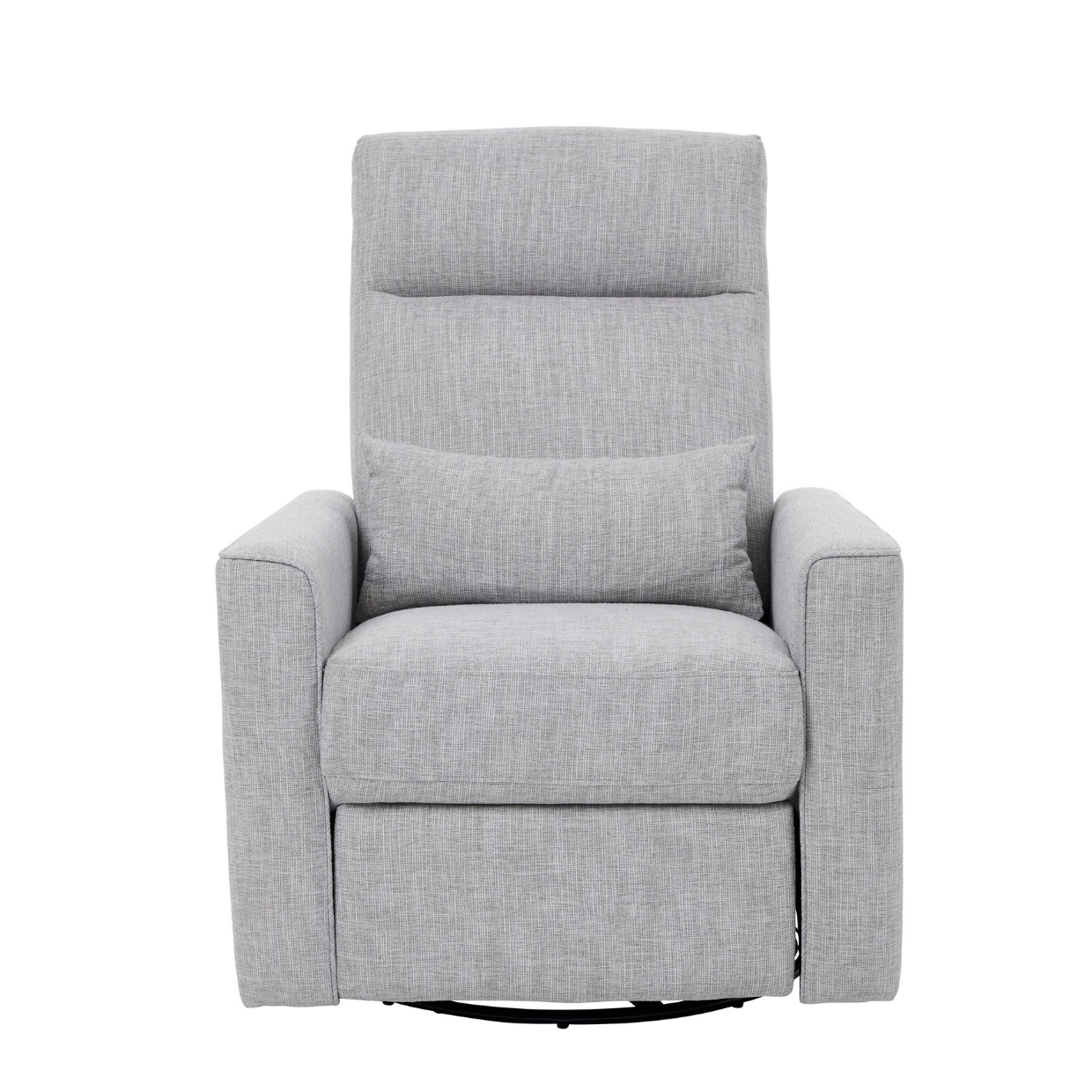 Paige Recliner Glider Nursing Chair in Pure Grey