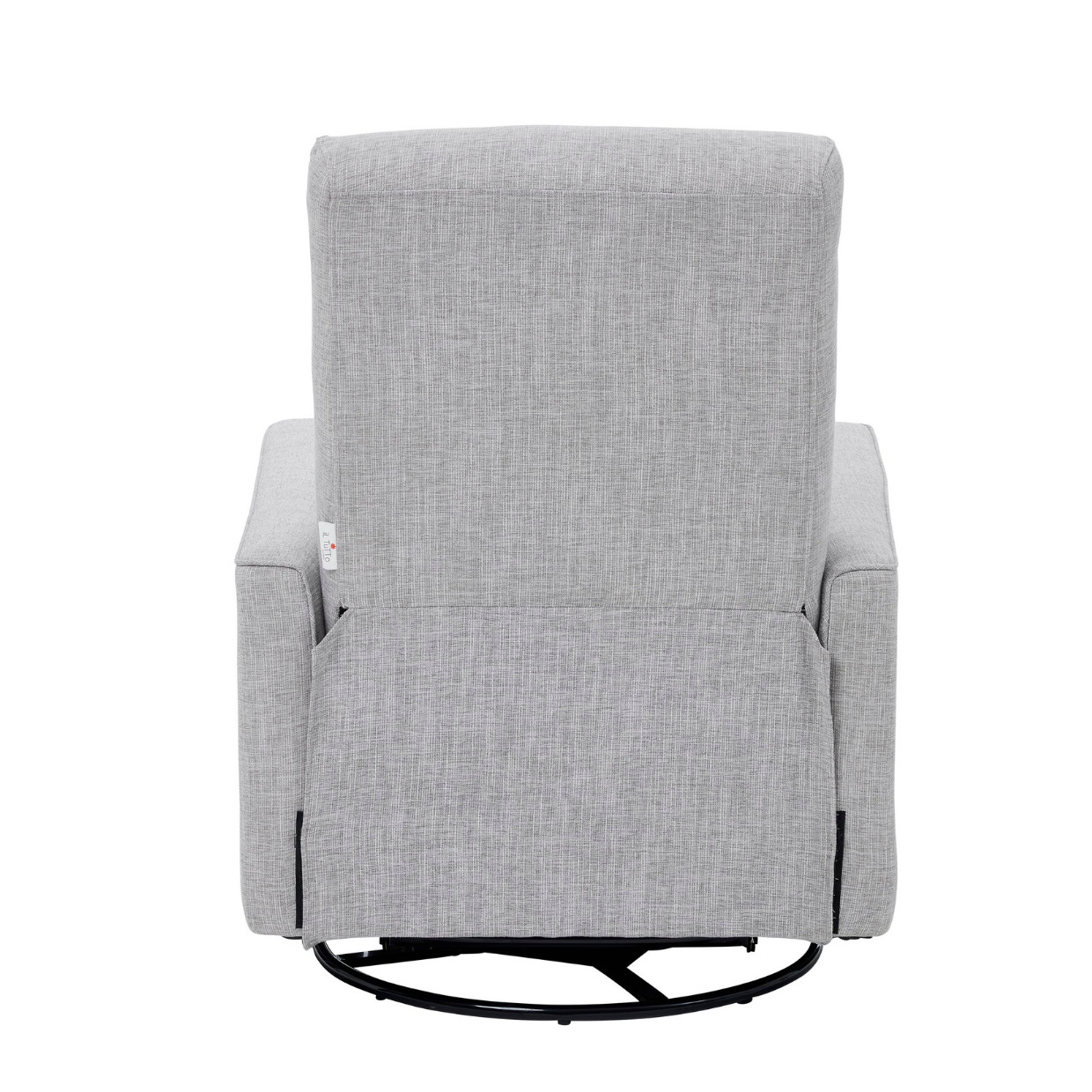 Paige Recliner Glider Nursing Chair in Pure Grey