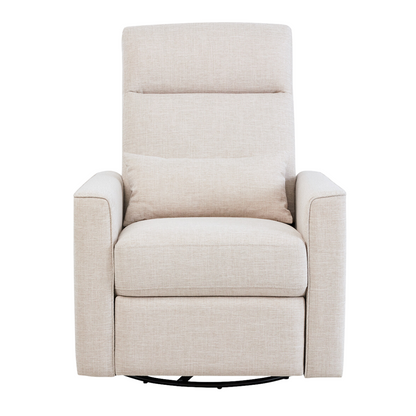 Paige Recliner Glider Chair in Egg Shell