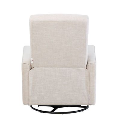 Paige Recliner Glider Chair in Egg Shell