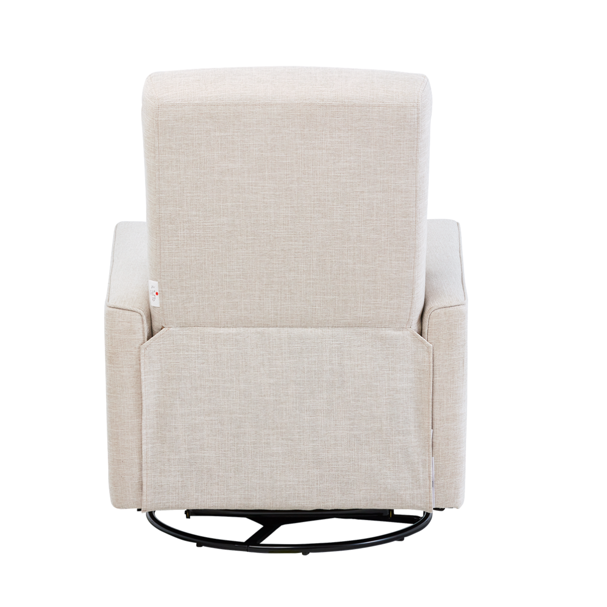 Paige Recliner Glider Chair in Egg Shell