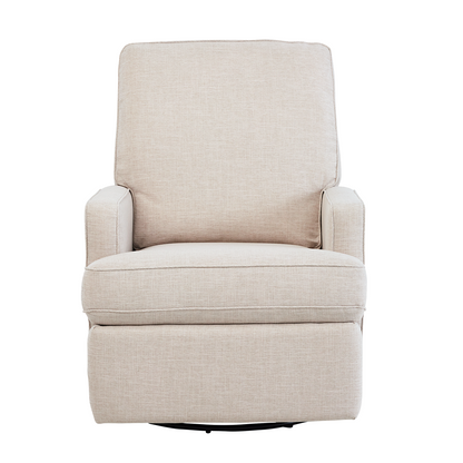 Quinn Recliner Glider Nursery Chair in Egg Shell