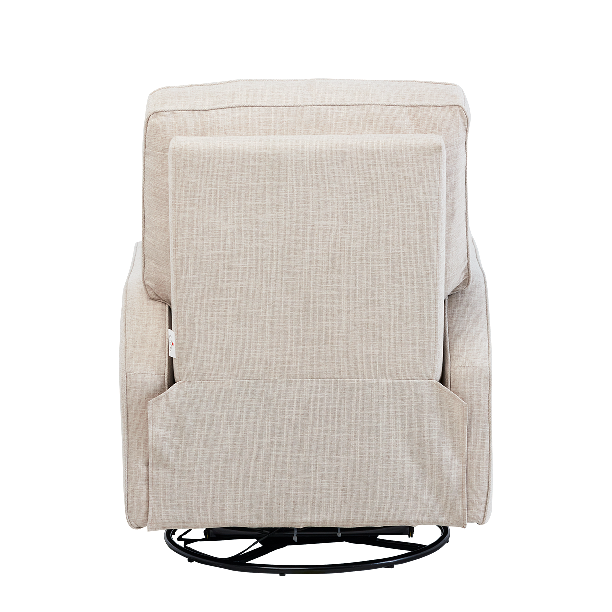 Quinn Recliner Glider Nursery Chair in Egg Shell
