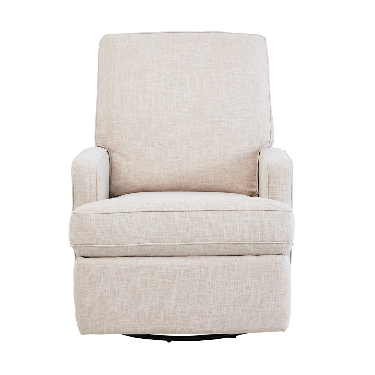 Quinn Electric Recliner Glider Chair with USB in Egg Shell