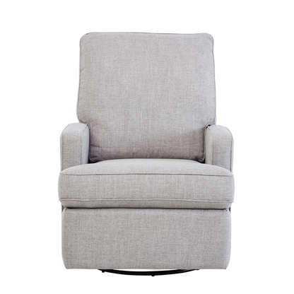 Quinn Electric Recliner Glider Chair with USB in Pure Grey