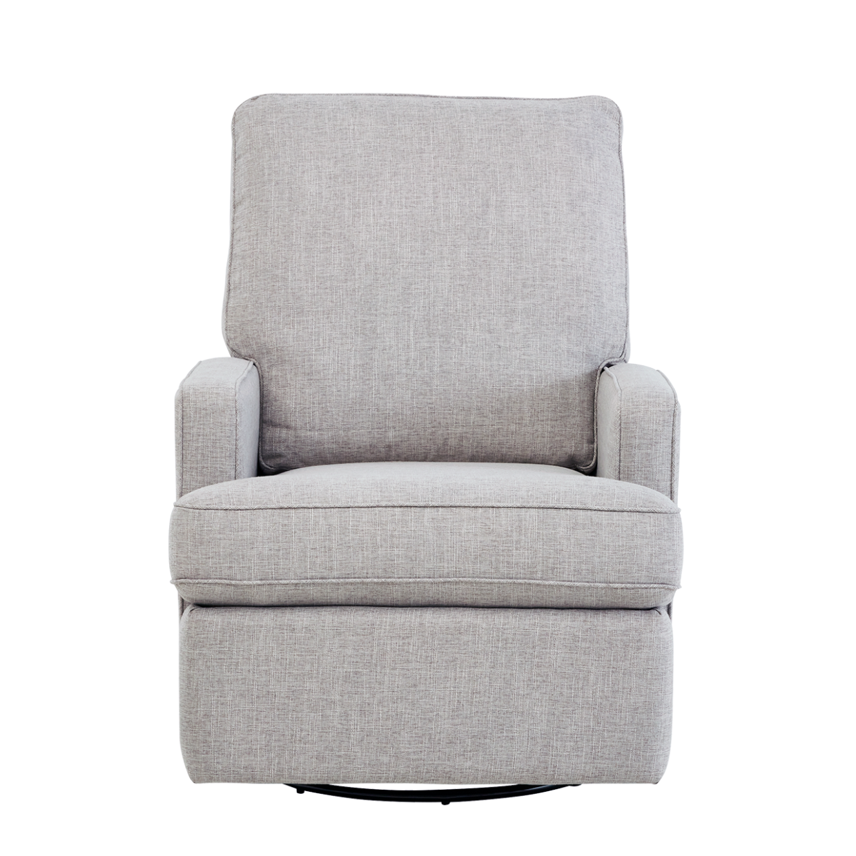 Quinn Electric Recliner Glider Chair with USB in Pure Grey