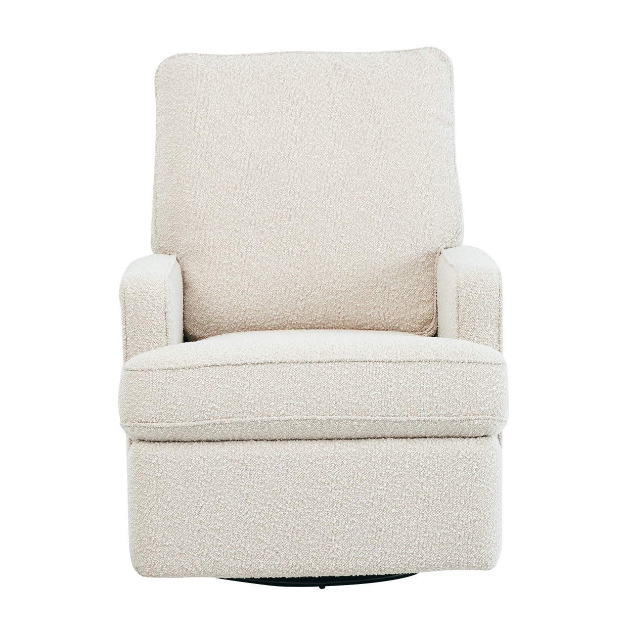 Quinn Electric Recliner Glider Chair with USB in Vanilla Bouclé