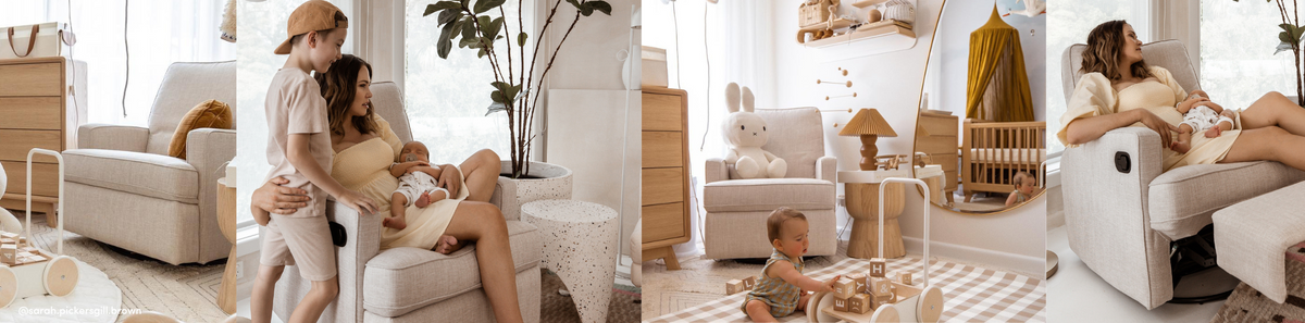 iL Tutto Quinn Nursery Recliner Glider Chair Campaign Page