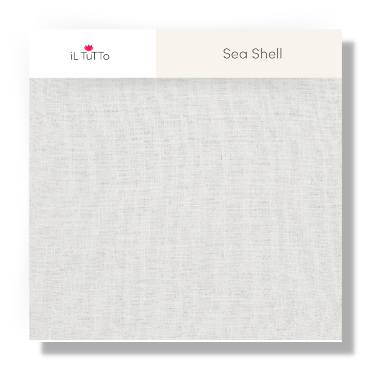 Sea Shell Fabric Swatch | iL Tutto