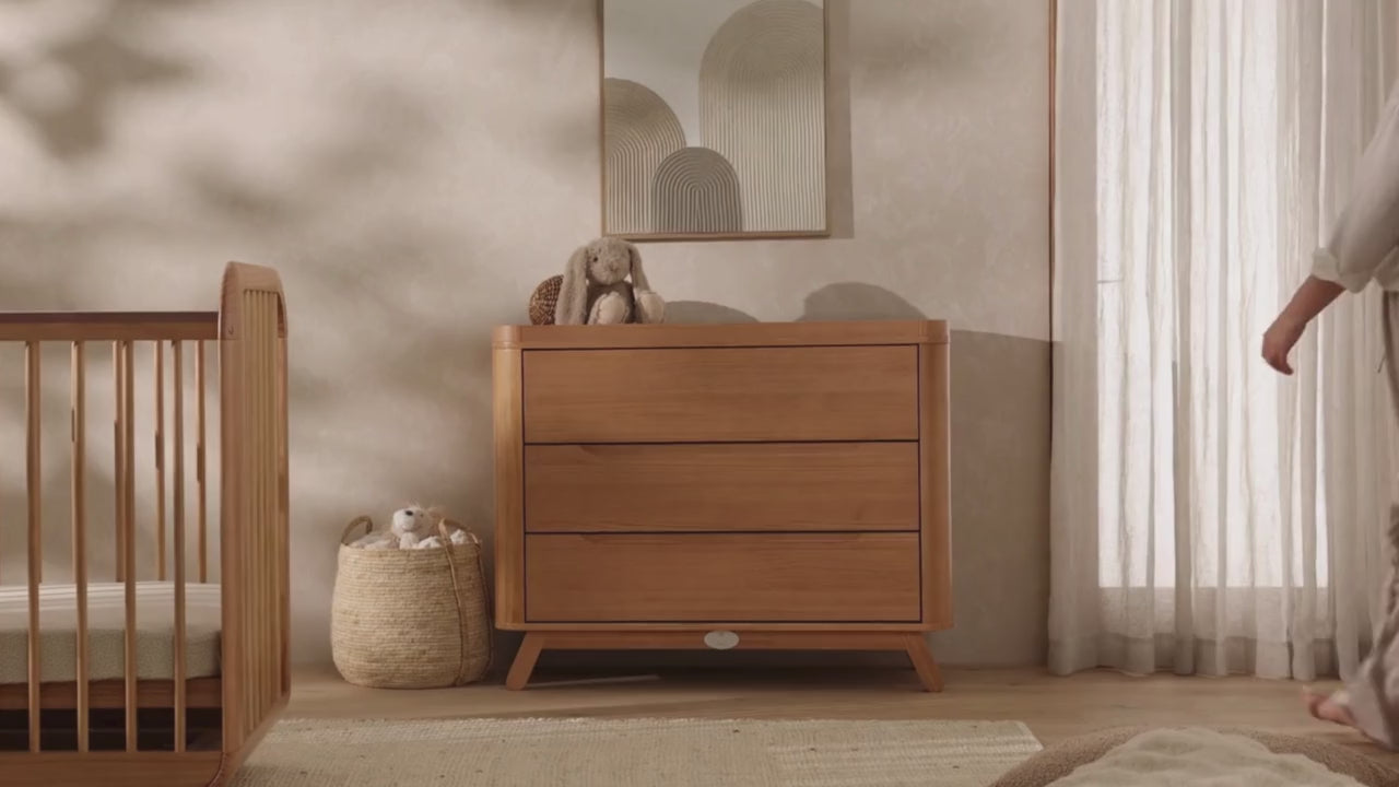 Theo Sustainable Timber Chest & Changer in Natural